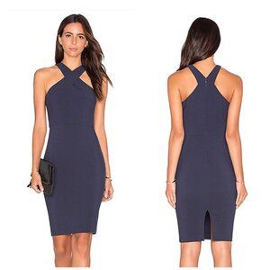 Likely Carolyn Halter Dress Sleeveless Blue Size 2